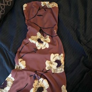 Cocktail soft purple dress